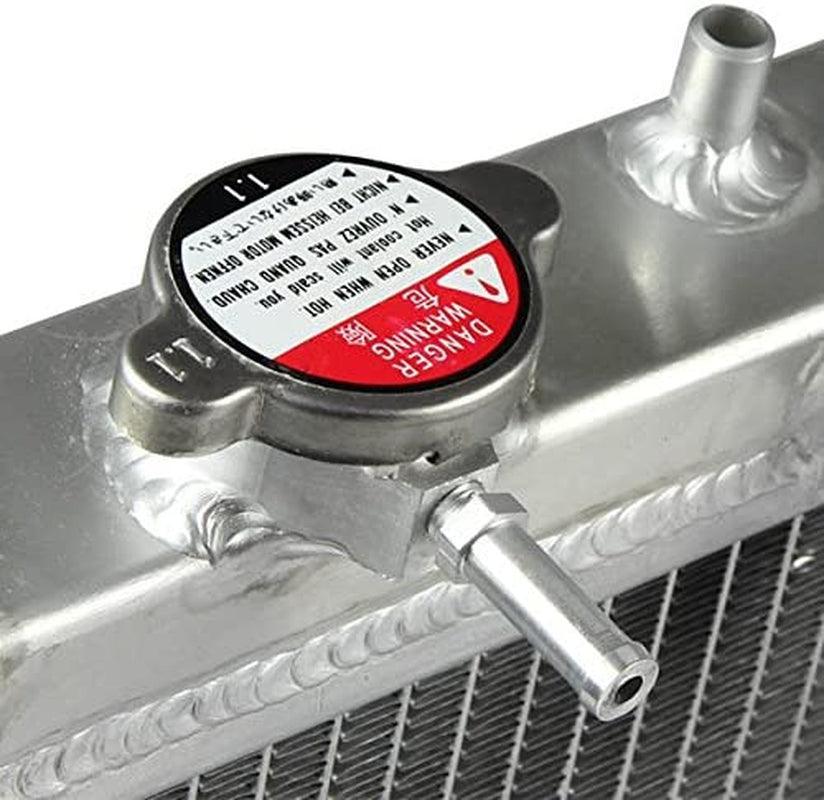 RA-HC92-42-2 Compatible with Honda D15/16/B18 1.5L/1.6L/1.8L I4 MT 2-Row Dual/Double Core T-6061 Aluminum Radiator