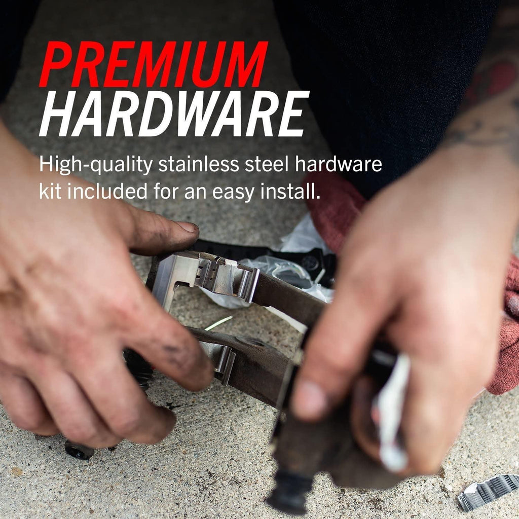KC2926 Z23 Evolution Front Caliper Kit-Rotors, Carbon-Fiber Ceramic Brake Pads, Calipers