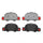 Brembo Front Disc Brake Pad Set for Porsche (P65019)