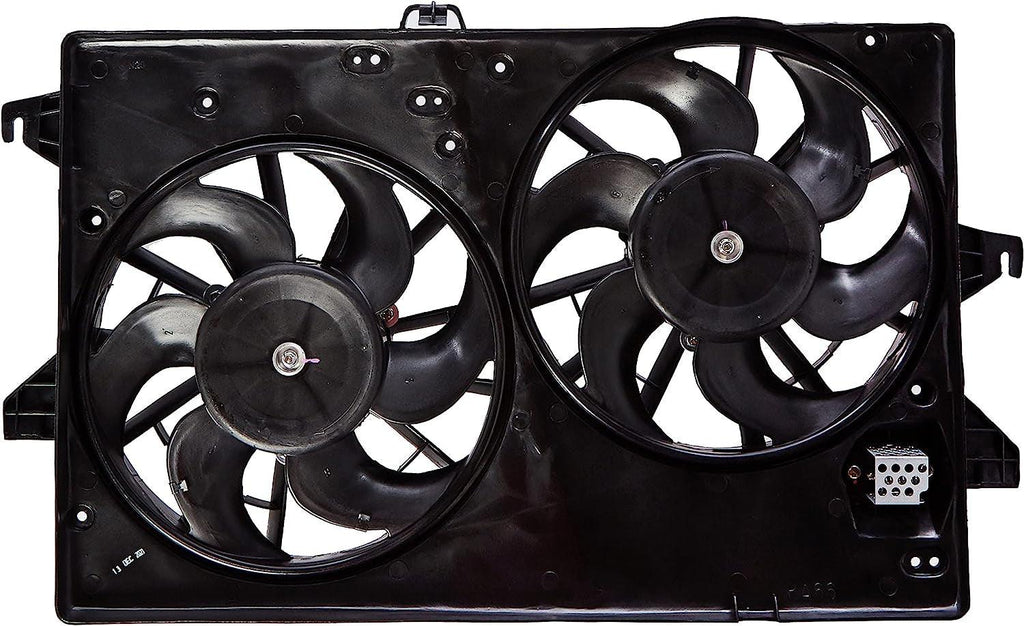 Dorman 620-104 Engine Cooling Fan Assembly Compatible with Select Ford / Mercury Models , Black