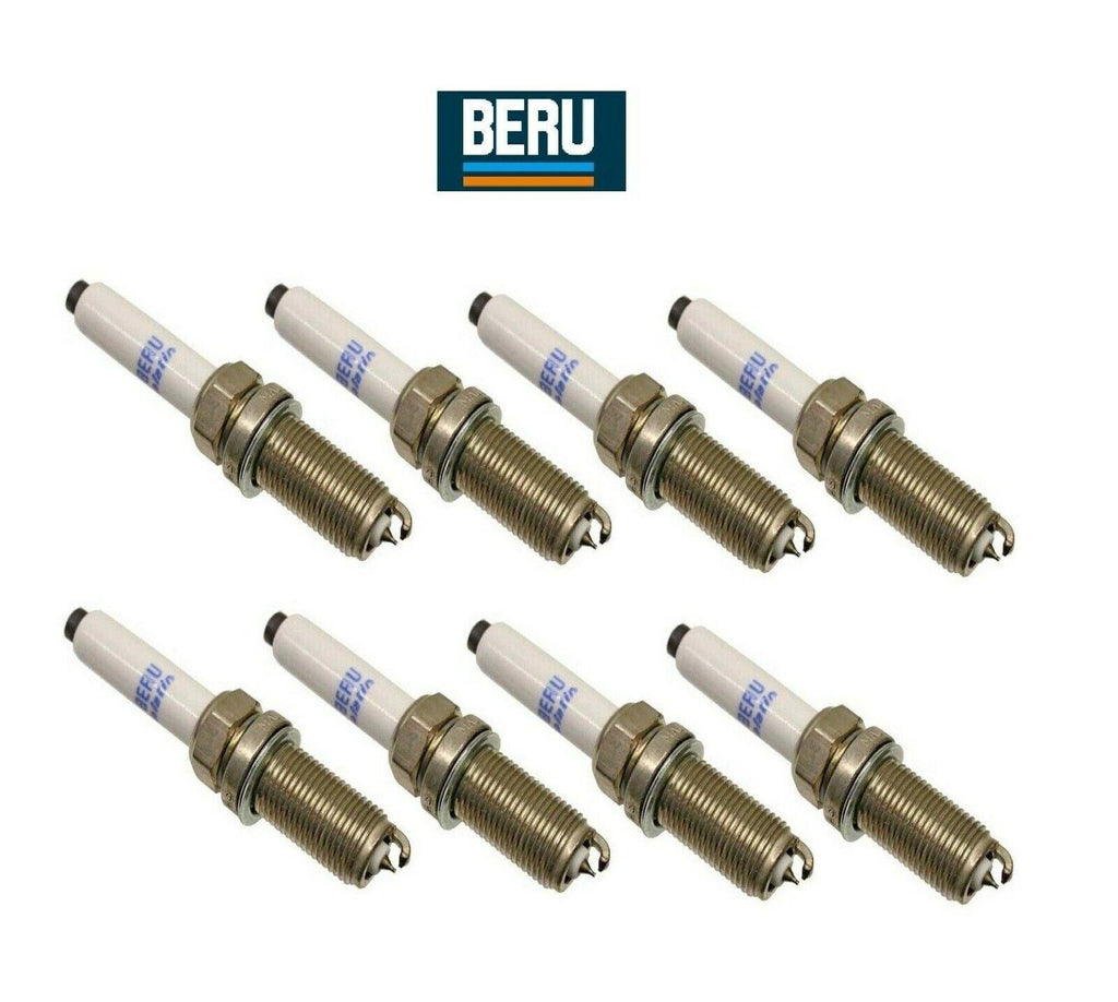 Set of 8 Spark Plugs Beru Z345 / 06K 905 601 M for Audi S7 Audi A8 Quattro RS7
