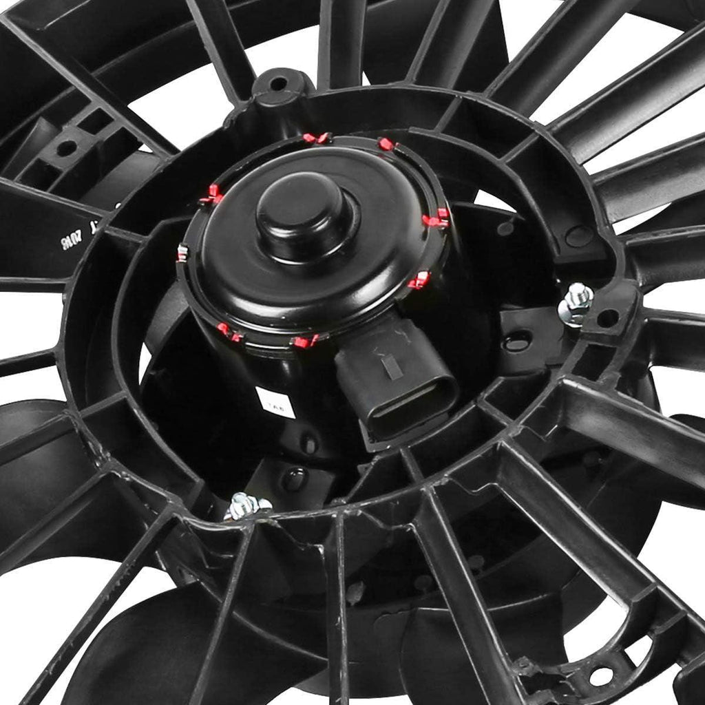 OEM-RF-0135 Factory Style Radiator Cooling Fan Assembly Cooling Efficiency Improved Direct Replacement [Compatible with 2000-2003 Impala / 2000-2003 Monte Carlo]