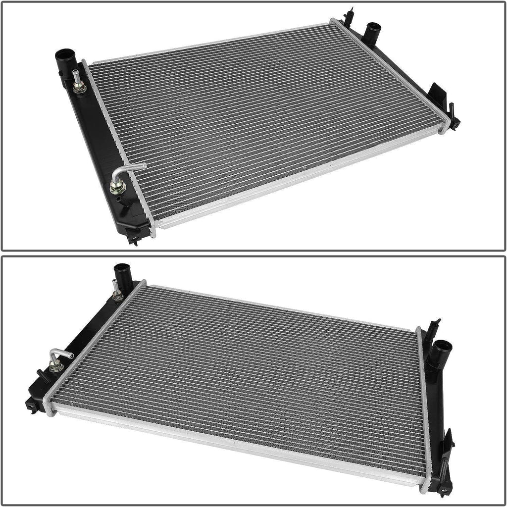 OEM-RA-13383 1-Row OE Style Bolt-On Aluminum Cooling Radiator Compatible with 09-15 Toyota RAV4, 15-11/16" W X 26-3/8" H X 7/8" D, 1-1/2" Inlet / 1-1/2" Outlet