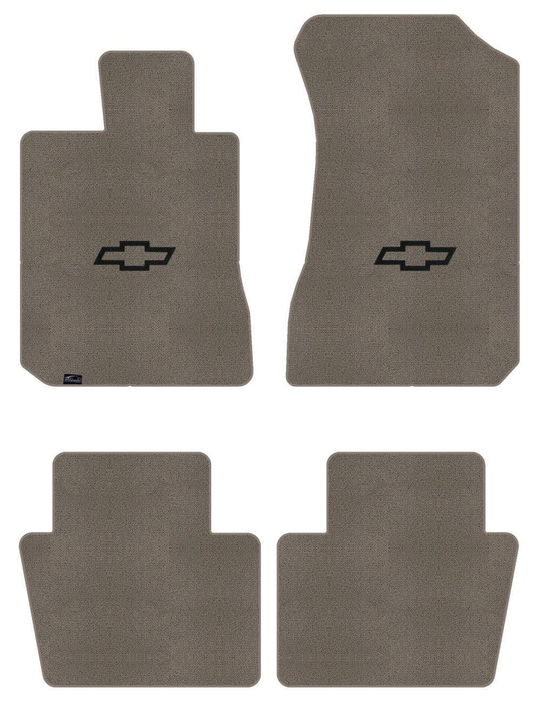 Lloyd Loop Front & Rear Mats for '73-77 Laguna W/Black Outline Chevy Bowtie