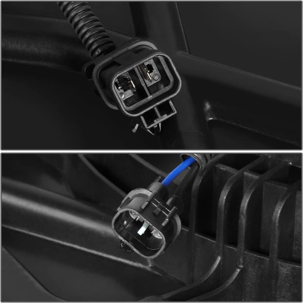 Factory Style Radiator Cooling Fan Assembly Compatible with 03-06 Kia Sorento,Oem-Rf-1168