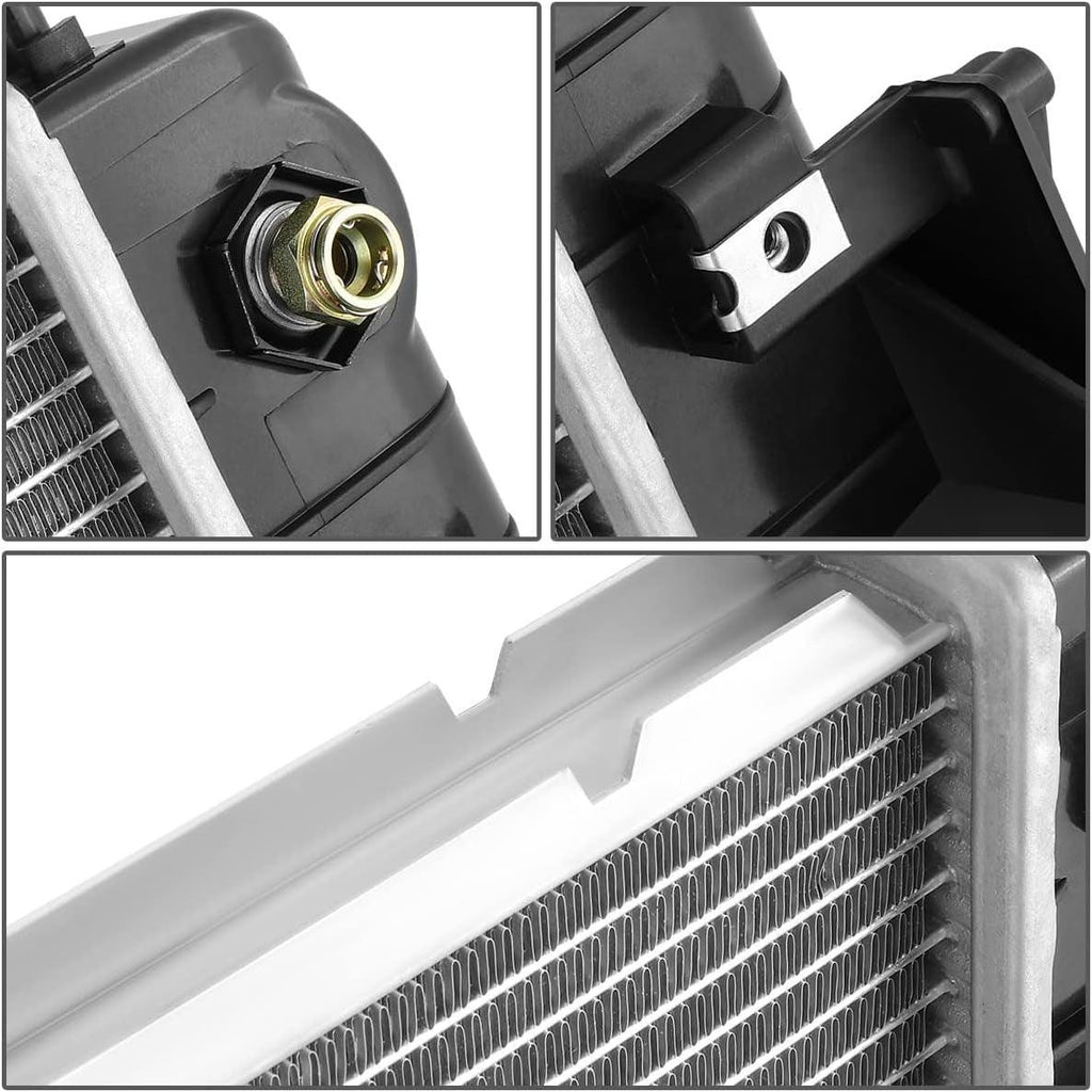 OEM-RA-13267 OE Style 1-Row Aluminum Core Radiator Compatible with 09-11 Buick Lucerne 3.9L, 30-1/2" W X 15-1/16" H X 1" D, 1-5/16" Inlet / 1-9/16" Outlet