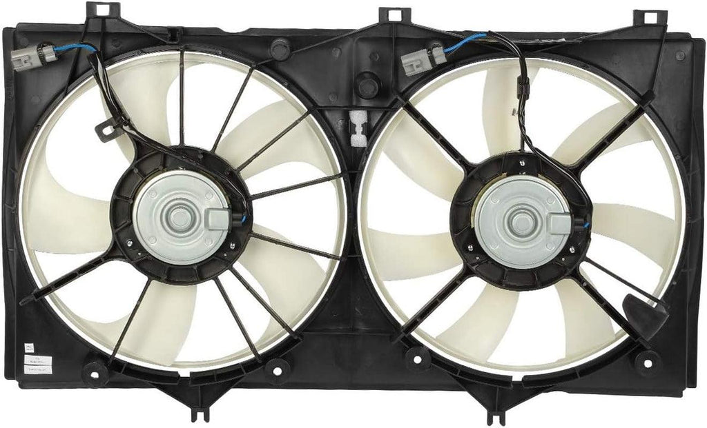 OEM-RF-0266 Factory Style Radiator Cooling Fan Assembly Cooling Efficiency Improved Direct Replacement [Compatible with 2007-2011 Camry],Black