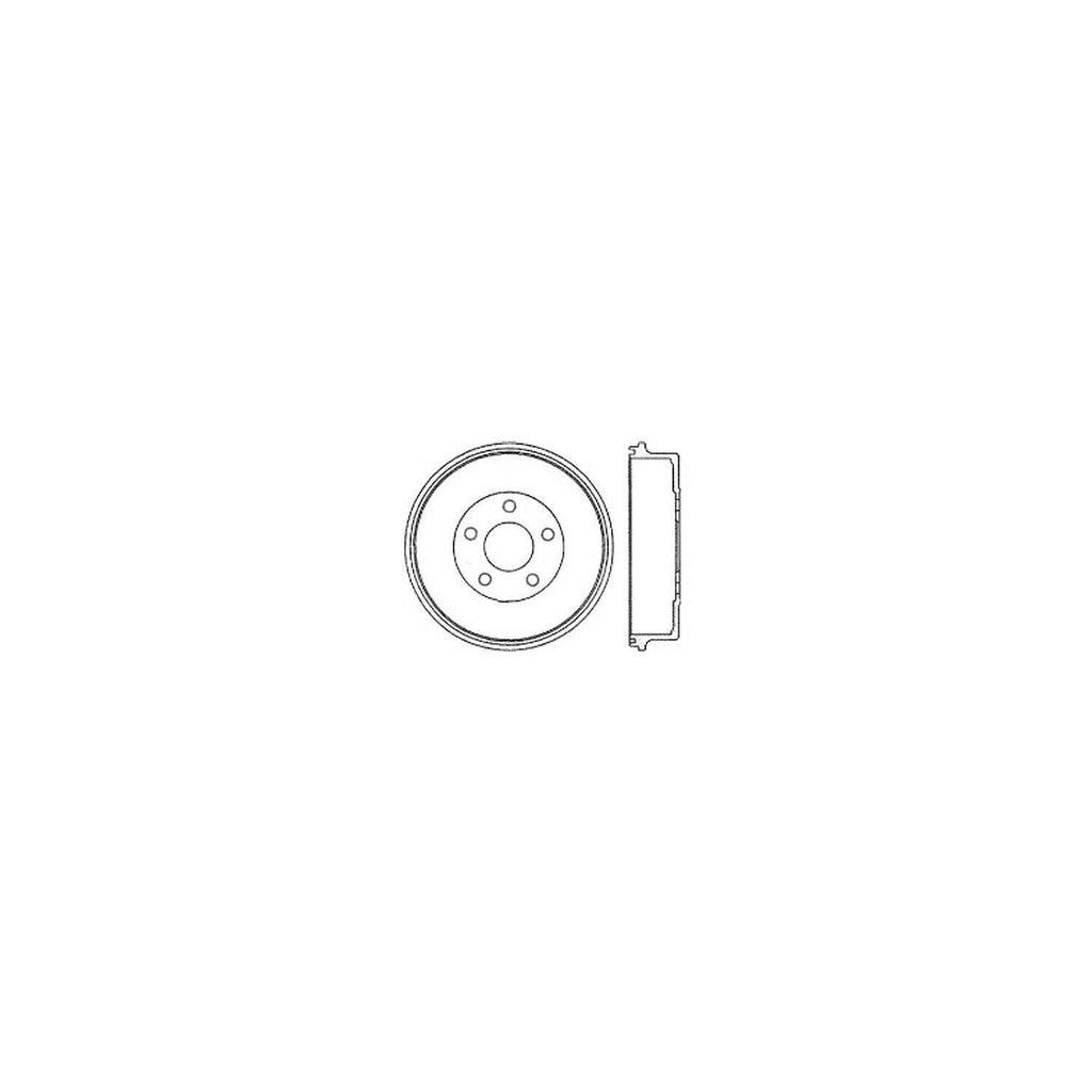 Centric Brake Drum for Escape, Tribute, Mariner 123.65046