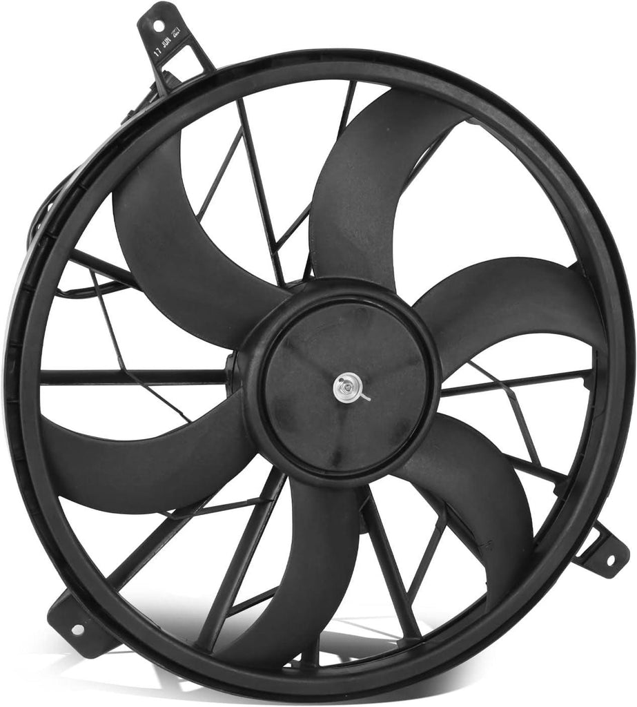 OEM-RF-0396 Factory Style Radiator Cooling Fan Assembly Compatible with 2005-2007 Liberty with 3 Pin Plug