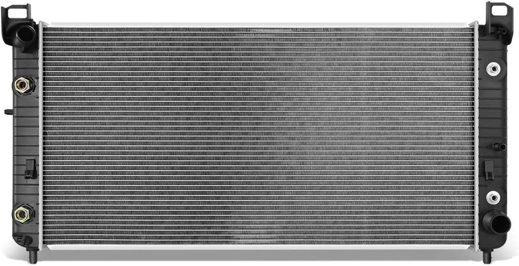 OEM-RA-2948 2-Row Aluminum Core Radiator Compatible with 03-06 Silverado/Sierra 2500 HD 8.1L,37-13/16" W X 19-5/8" H X 2-3/16" D,1-9/16" Inlet / 1-13/16" Outlet
