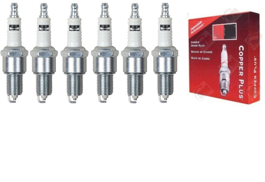 Set of 6 CHAMPION COPPER plus Spark Plugs J12YC / 10 Fits Chevrolet Buick