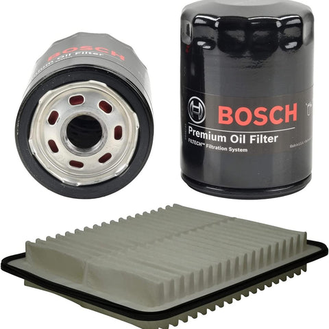 Bosch 3423 & 5573WS Premium Oil Filter and Air Filter Bundle