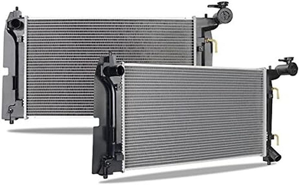 R2428-AT Plastic End-Tank Radiator Compatible with Pontiac Vibe 2003-2008