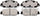 ADVICS AD1654 Disc Brake Pad Set
