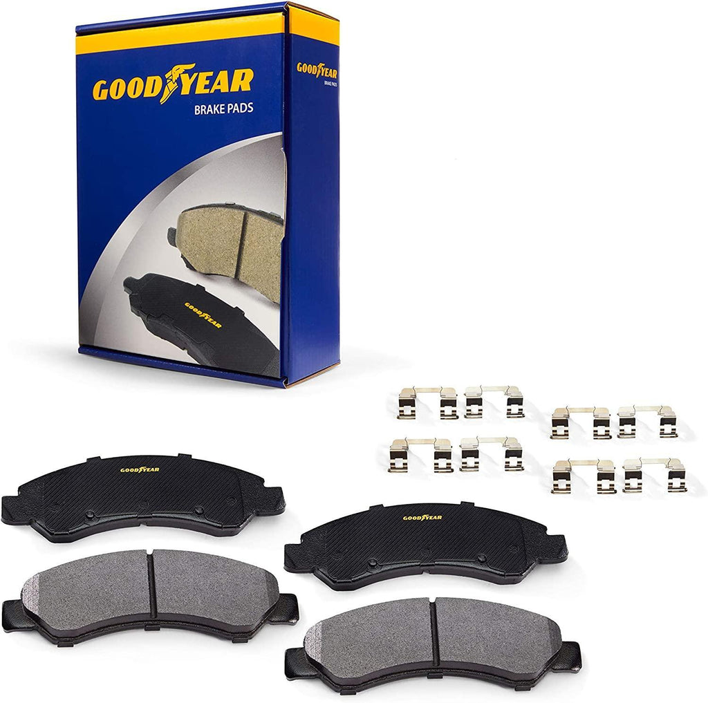 Goodyear Premium Slotted Chamfered Ceramic Front Brake Pad For Chevrolet,Toyota & More GYD741