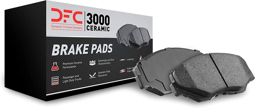 Dynamic Friction Company Rear Geospec Brake Rotors with 3000 Series Ceramic Brake Pads 4302-76081