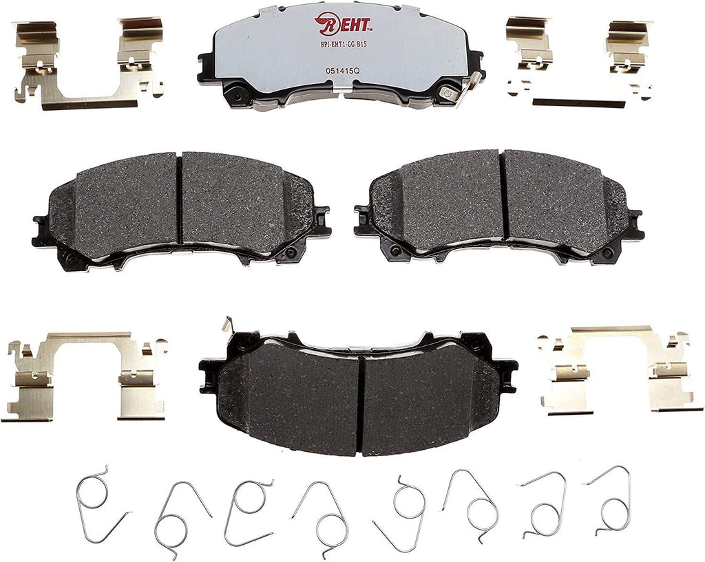 Premium Raybestos Element3 EHT™ Replacement Front Brake Pad Set for Select 1998-2002 Chevrolet Prizm and 1998-2002 Toyota Corolla Model Years (EHT741H)