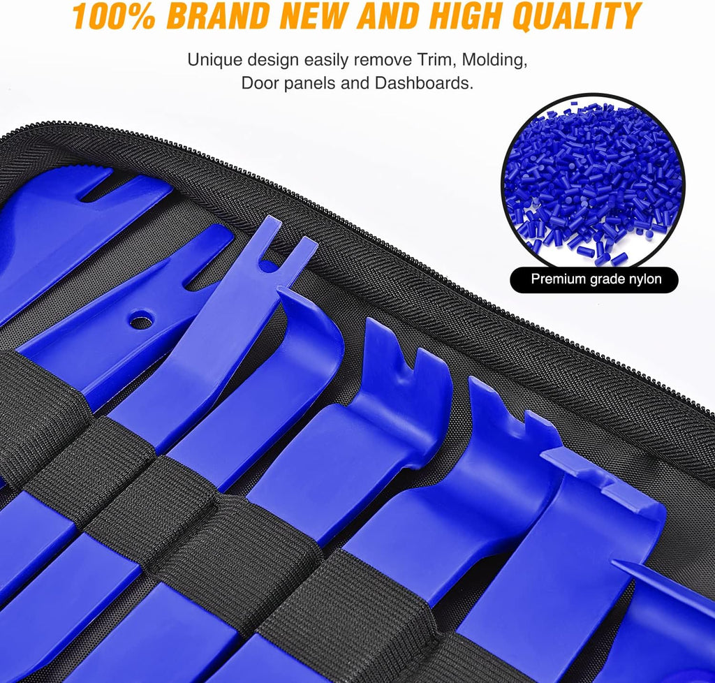 GOOACC - GRC-33 240PCS Bumper Retainer Clips Car Plastic Rivets Fasteners Push Retainer Kit Most Popular Sizes Auto Push Pin Rivets Set -Door Trim Panel Fender Clips for GM Ford Toyota Honda Chrysler