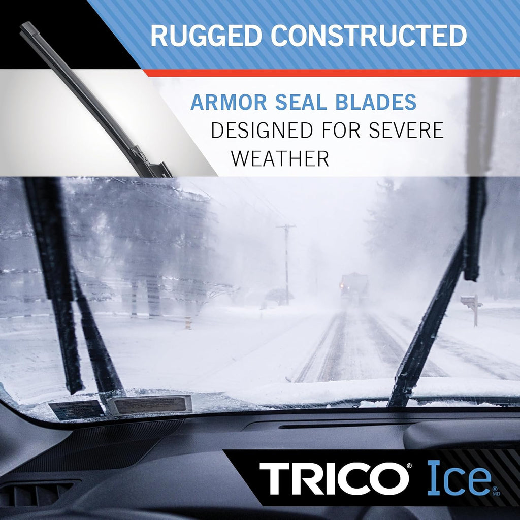 TRICO ICE Wiper Blade 18 inch Fits Select Chevrolet, Ford, Toyota, Honda, Jeep, Hyundai, Nissan, Mazda, Kia, GMC, Dodge, Model Years (35-180)
