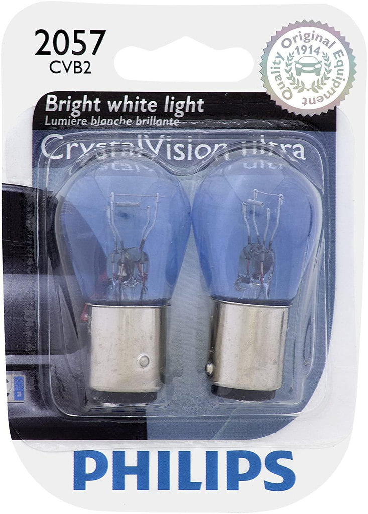 Philips 168CVB2 168 CrystalVision Ultra Miniature Bulb, 2 Pack