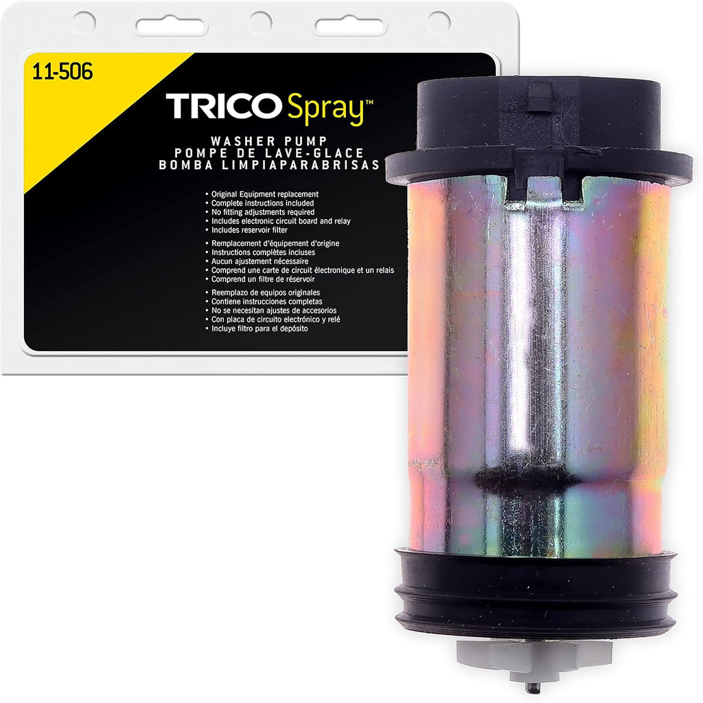 TRICO Spray Automotive Replacement Windshield Washer Pump (11-611) Fits Select Chevy, GEO, and Toyota Model Years