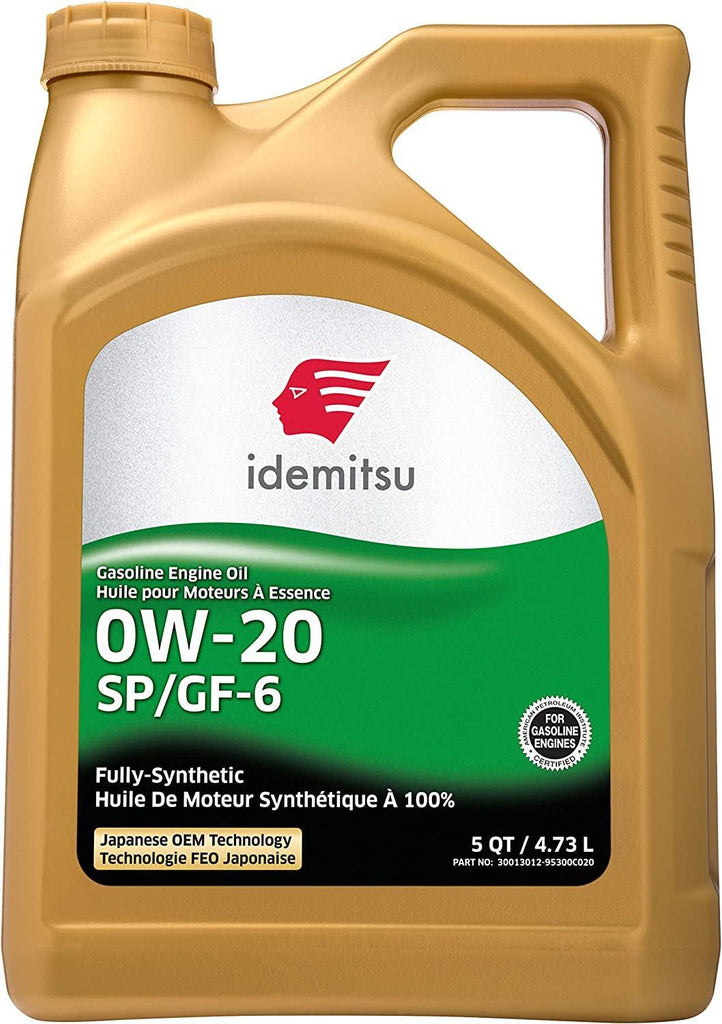 Idemitsu Full Synthetic 0W-20 Engine Oil SP/GF-6-1 Quart