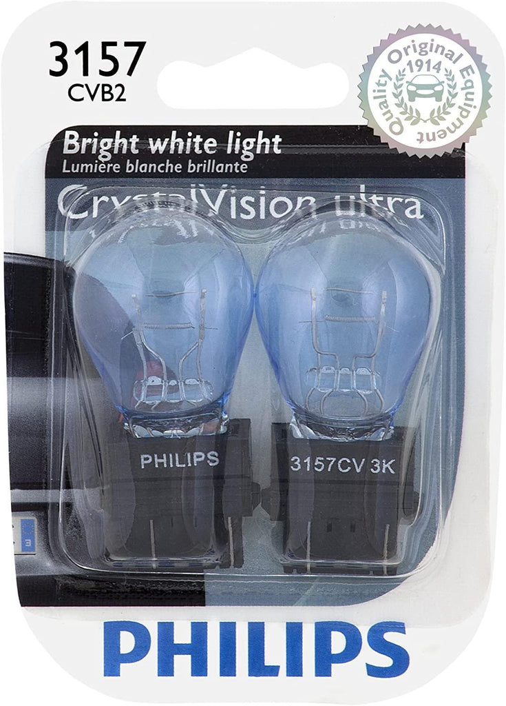 Philips 168CVB2 168 CrystalVision Ultra Miniature Bulb, 2 Pack