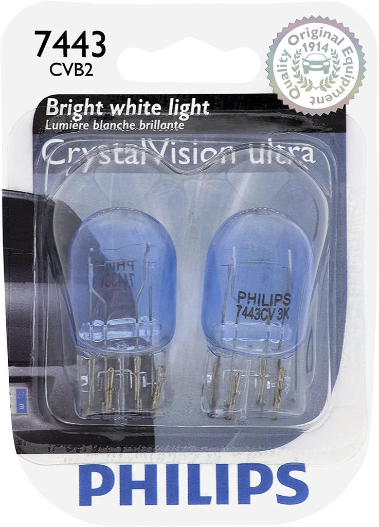 Philips 168CVB2 168 CrystalVision Ultra Miniature Bulb, 2 Pack