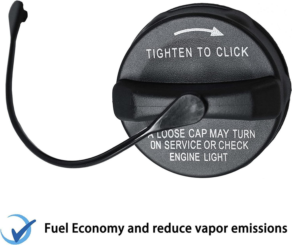 Gas Cap,Fuel Cap Compatible With Chrysler 200 300 Aspen Town Country Sebring, Dodge Ram 1500 2500 3500 Grand Caravan Charger Challenger Dart Durango Journey Nitro Caliber Dakota, Jeep Wrangler JK TJ
