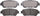 ADVICS AD0906A Ultra-Premium Front Disc Brake Pad Set