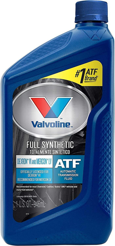 Valvoline DEXRON 822405-6PK VI/MERCON LV (ATF) Full Synthetic Automatic Transmission Fluid 1 QT, Case of 6