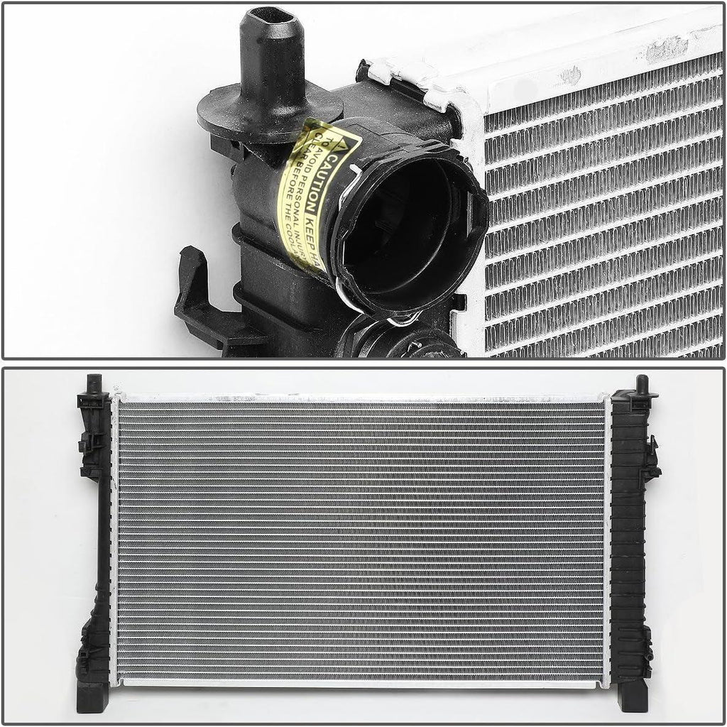 OEM-RA-2337 OE Style Direct Fit Aluminum Radiator Compatible with 01-07 Mercedez C240 / C230 / SLK280, 25-5/8" W X 16" H X 1" D, 1-5/16" Inlet, 1-5/16" Outlet