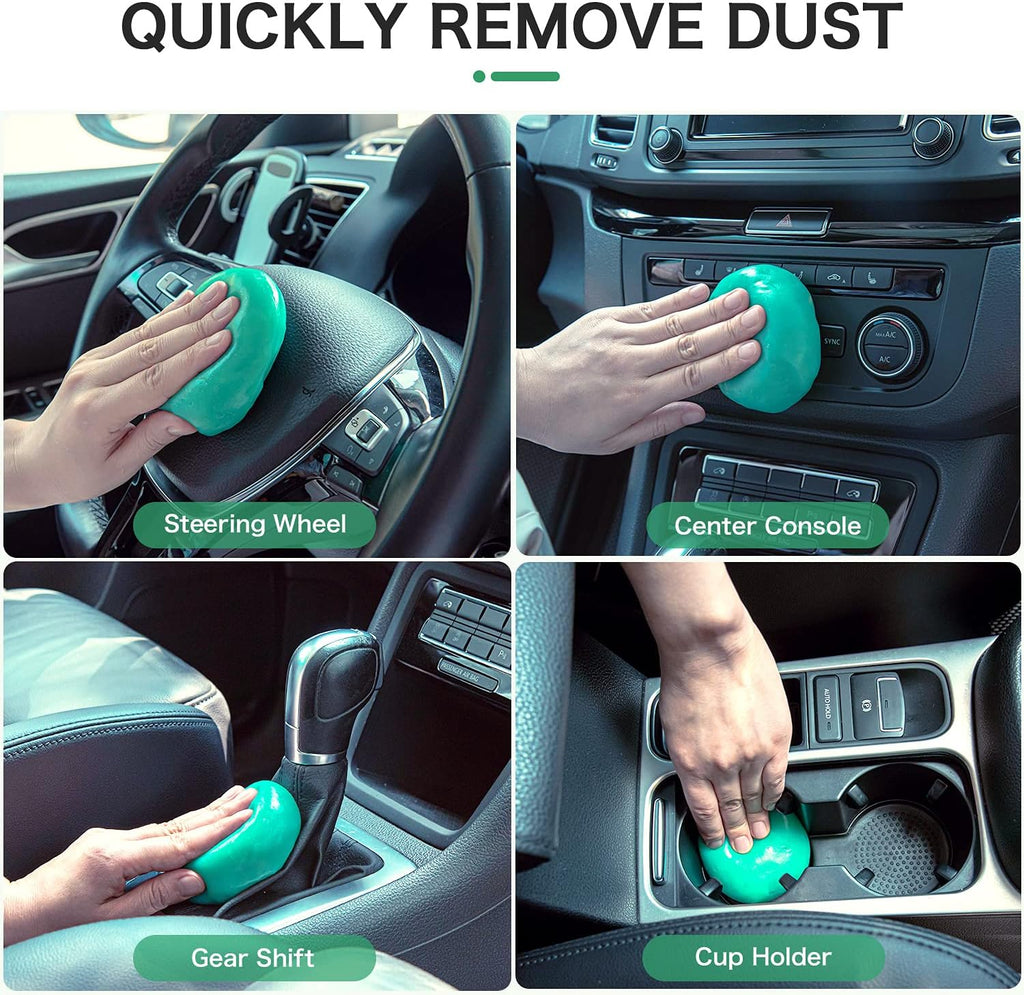 TICARVE Car Cleaning Gel Detailing Putty Car Putty Auto Detailing Tools Car Interior Cleaner Cleaning Slime Car Accessories Keyboard Cleaner Rose/NT WT: 5.6 oz (160 gr)