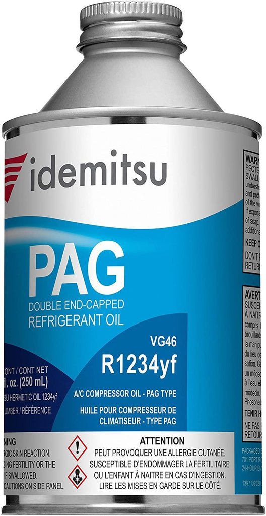 Idemitsu PAG A/C Compressor Hermetic Oil 1234yf - 8 oz