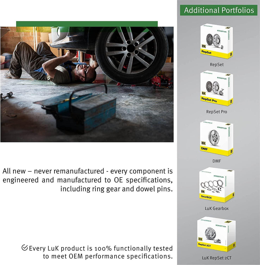 Schaeffler LuK LFW244 Flywheel, OEM Flywheel, LuK RepSet Clutch Replacement Parts