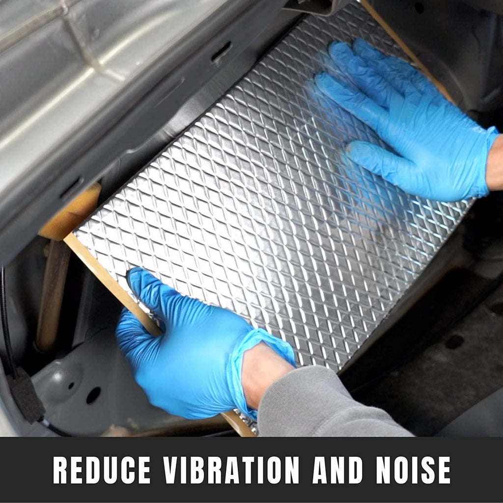 SunplusTrade Sound Deadener for Cars, 80 mil 36 sqft Sound Deadener Mat, Butyl Automotive Noise Insulation and Dampening Material for Reducing Vibration and Noise