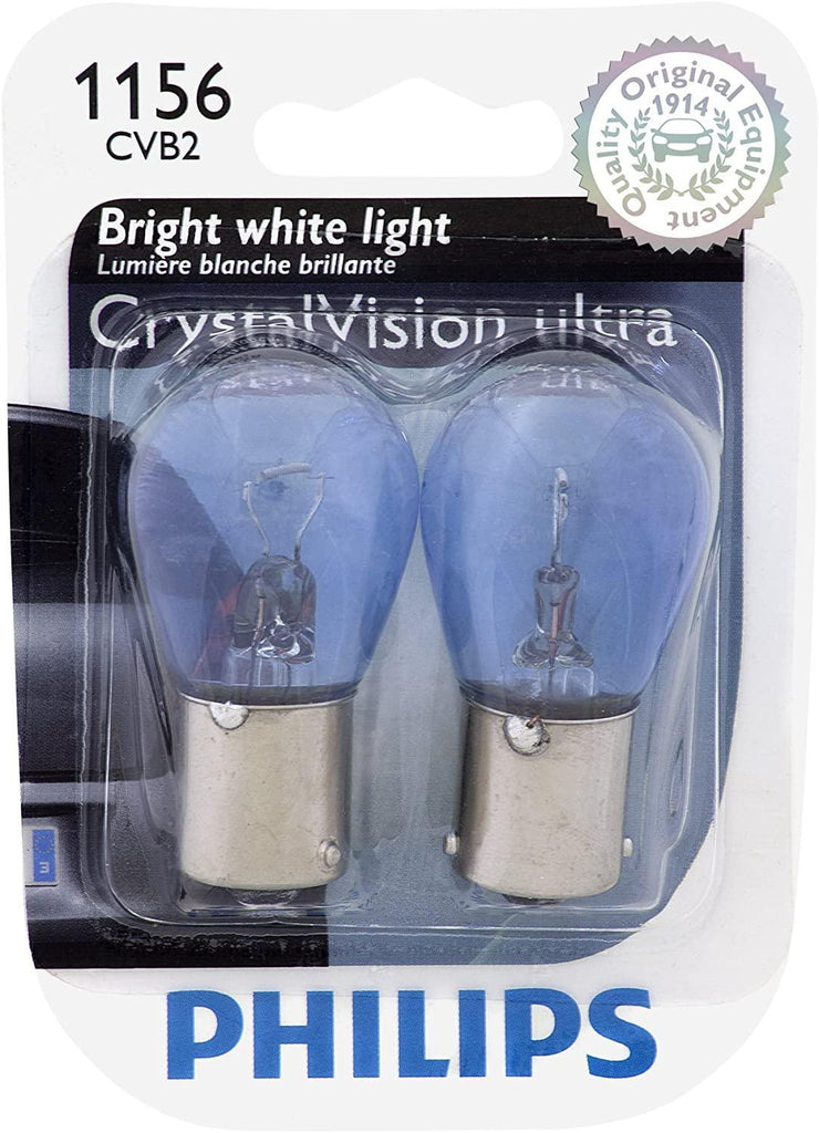 Philips 168CVB2 168 CrystalVision Ultra Miniature Bulb, 2 Pack