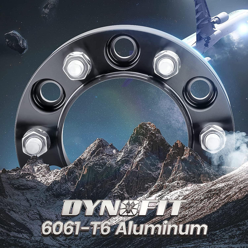 dynofit 5x5.5 Wheel Spacers for Ram 1500 2012-2018, 5x139.7 Hub Centric Spacer (Set of 4), 1.5"(38mm) 77.8mm Hub Bore M14x1.5 Forged Wheel SPACERS Do-dge Ram 1500 12-18 Pick Up Trucks(DS/DJ)