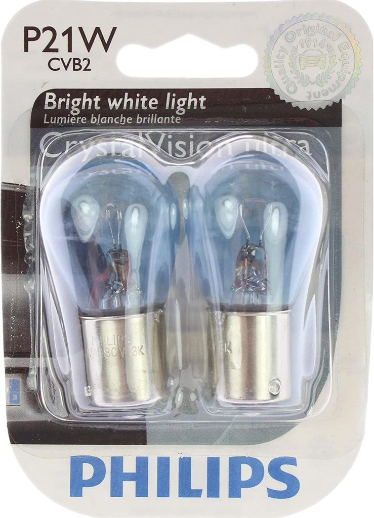 Philips 12961CVB2 12961 CrystalVision Ultra Miniature Bulb, 2 Pack