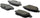 Centric 103.10950 C-Tek Disc Brake Pad Set for Select Ford, Jaguar, Mazda, Volvo, Mazda, Saab, Chevrolet, Saturn and Jaguar Model Years