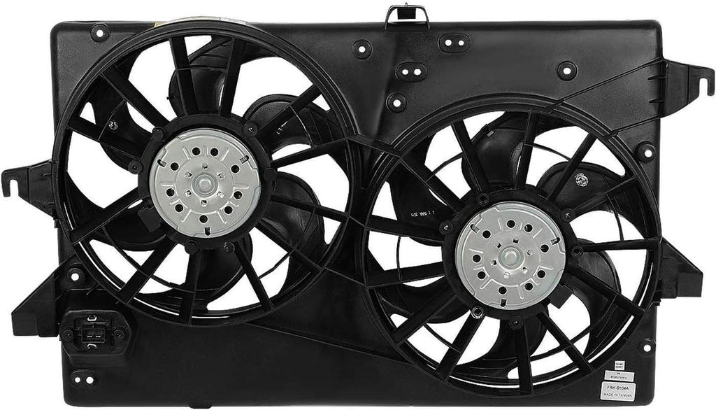 OEM-RF-0099 Factory Style Radiator Cooling Fan Assembly Cooling Efficiency Improved Direct Replacement [Compatible with 95-00 Contour / 99-02 Cougar / 95-00 Mystique]