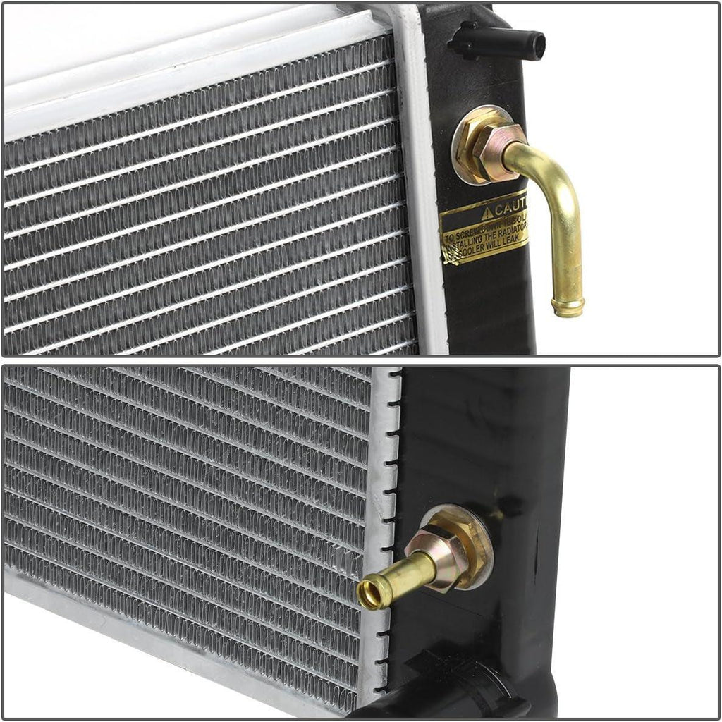 OEM-RA-2892 OE Style Direct Fit Aluminum Core Radiator Compatible with 06-16 Rav4, 26-3/8" W X 15-13/16" H X 7/8" D, 1-1/2" Inlet, 1-1/2" Outlet