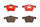 Brembo Front Disc Brake Pad Set for 03-14 Volvo XC90 (P86018N)