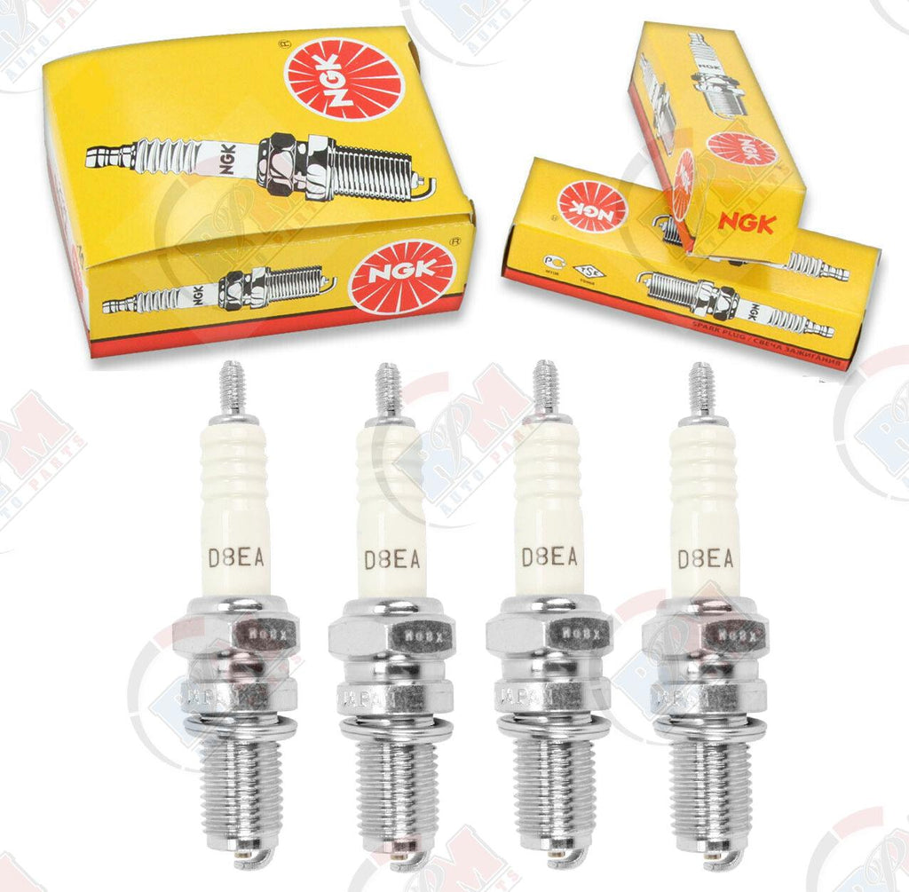 NGK Standard Plug D8EA Spark Plugs 2120 (Set of 4)
