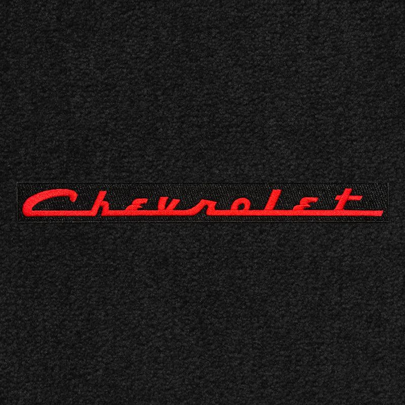 Lloyd Classic Loop Front Mats for '69-71 Chevy Bel Air W/Red on Black Chevy