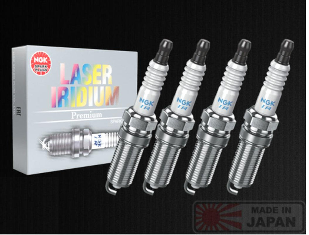 NGK LASER IRIDIUM Spark Plugs (Set of 4) for 2007-2014 Honda Fit 1.5L