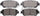 ADVICS AD0906 Disc Brake Pad Set