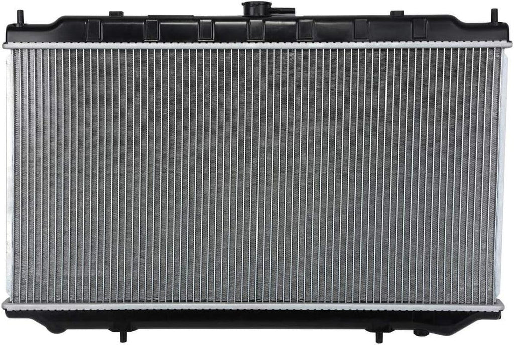 OEM-RA-2413 OE Style Aluminum Cooling Radiator Compatible with 99-02 Infiniti G20 AT, 27-1/16" W X 14-1/8" H X 5/8" D, 1-3/8" Inlet / 1-3/8" Outlet