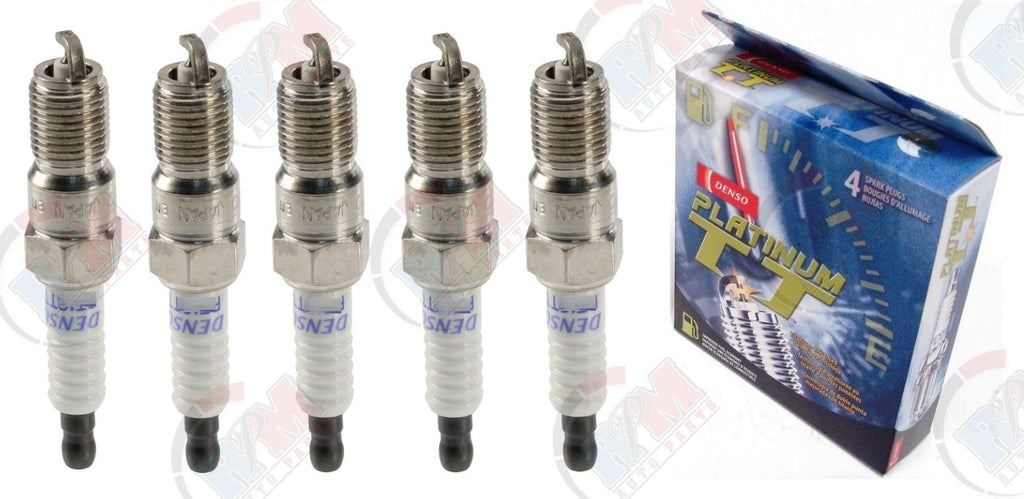 DENSO "PLATINUM" TT Spark Plugs Set of 5 for 2004-2012 GMC Canyon 3.5L 3.7L L5