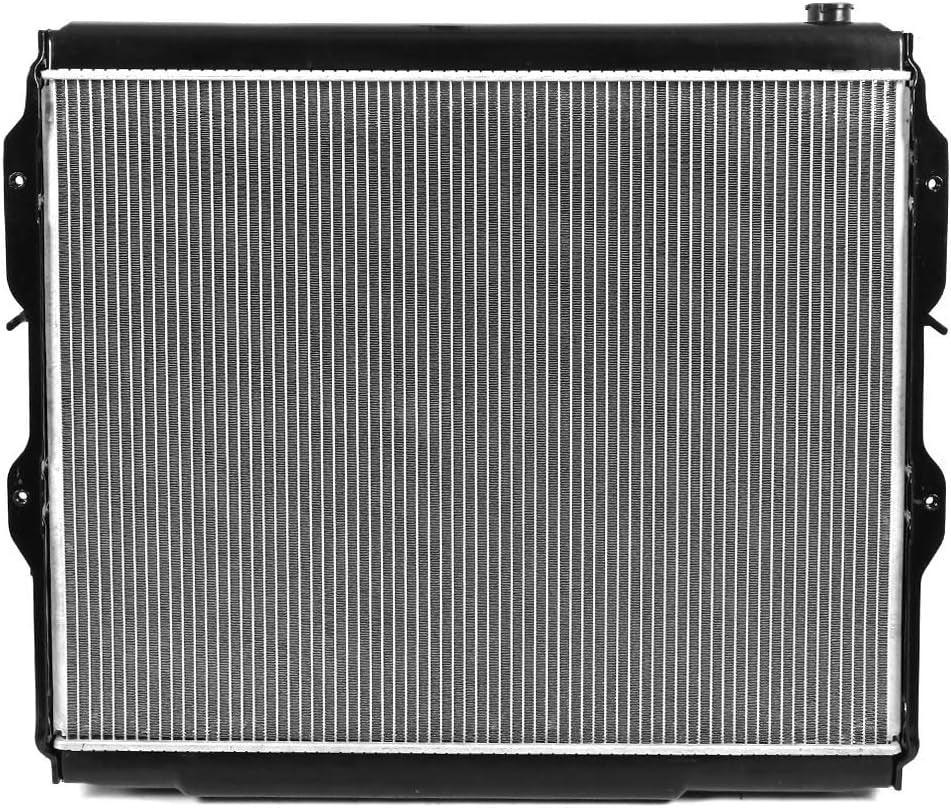 OEM-RA-2321 OE Style Aluminum Cooling Radiator Replacement Compatible with 00-06 Tundra AT, 27-3/8" W X 22-5/8" H X 1-7/16" D, 1-1/2" Inlet, 1-1/2" Outlet